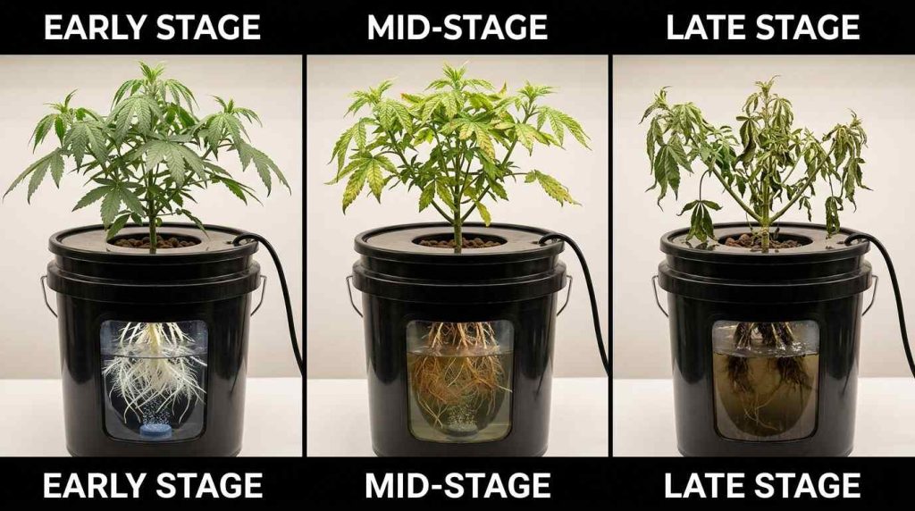 cannabis root rot for dwc