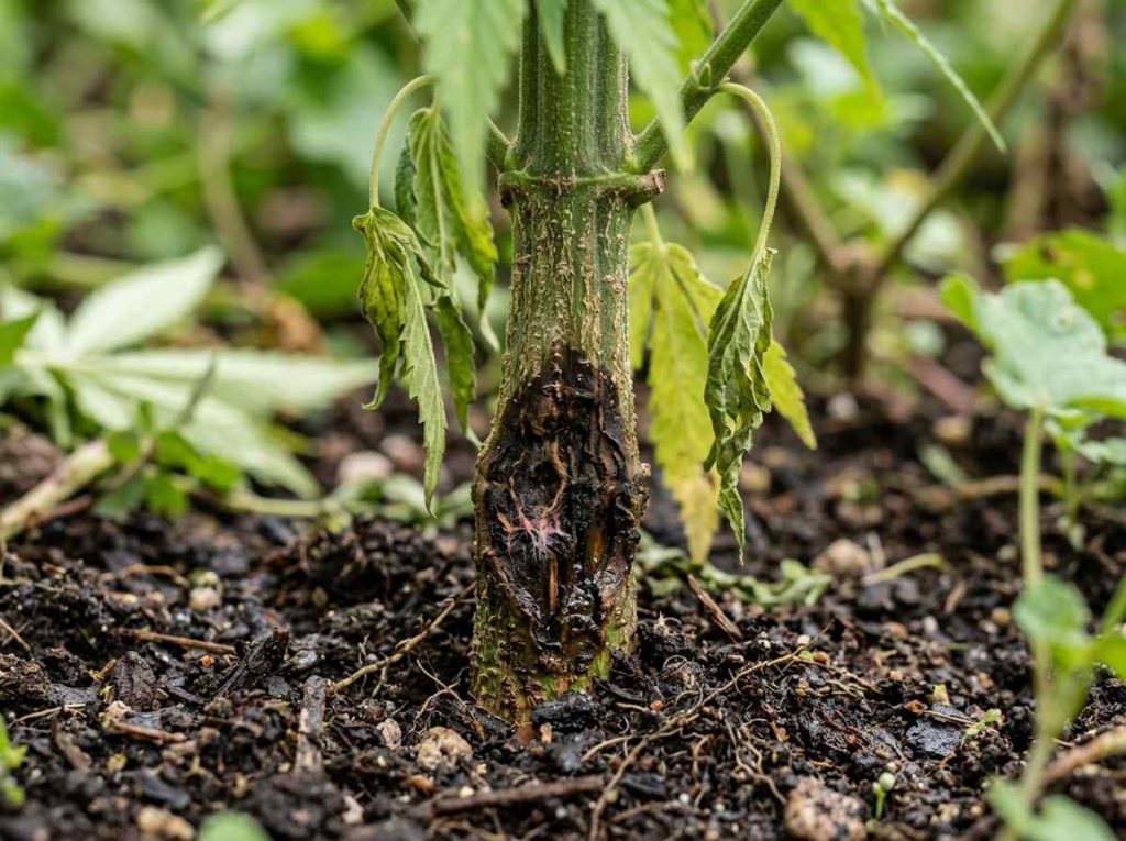 cannabis plant fusarium rot