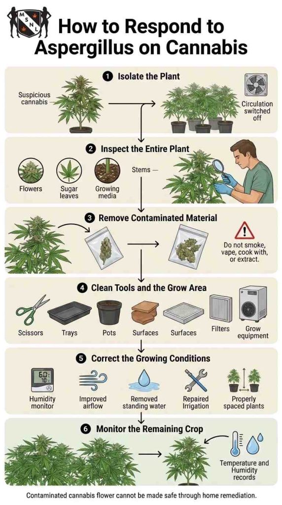 how to fix aspergillus on cannabis