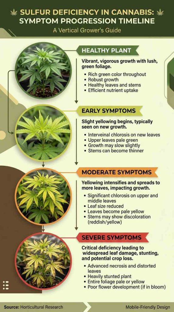 infographic sulfur deficiency cannabis