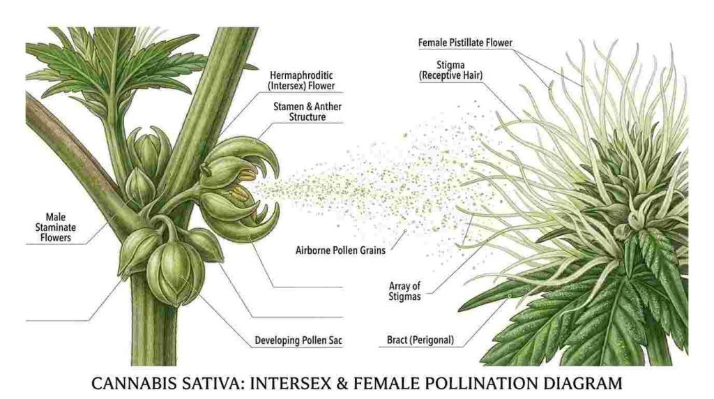 cannabis pollen and how does it work