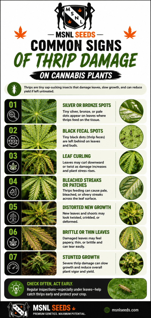 common signs of thrips chart