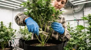 Grower_trimming_plant_bud_sites
