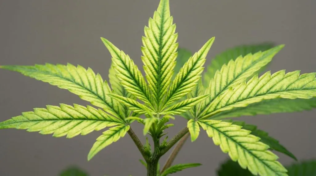 manganese early stage interveinal chlorosis