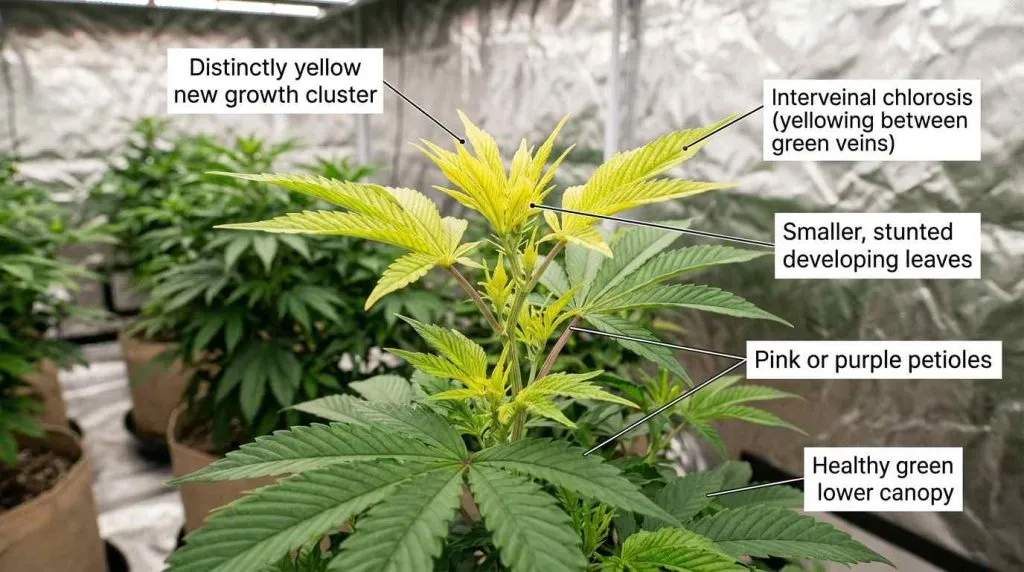 moderate sulfur deficiency