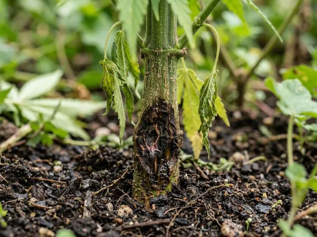 cannabis plant fusarium rot
